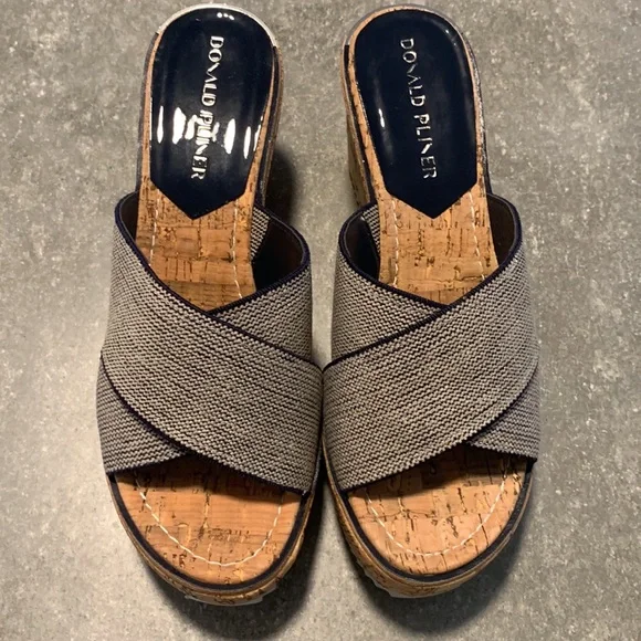 Donald Pliner wedge shoes size 9 NWOB - Picture 2 of 10